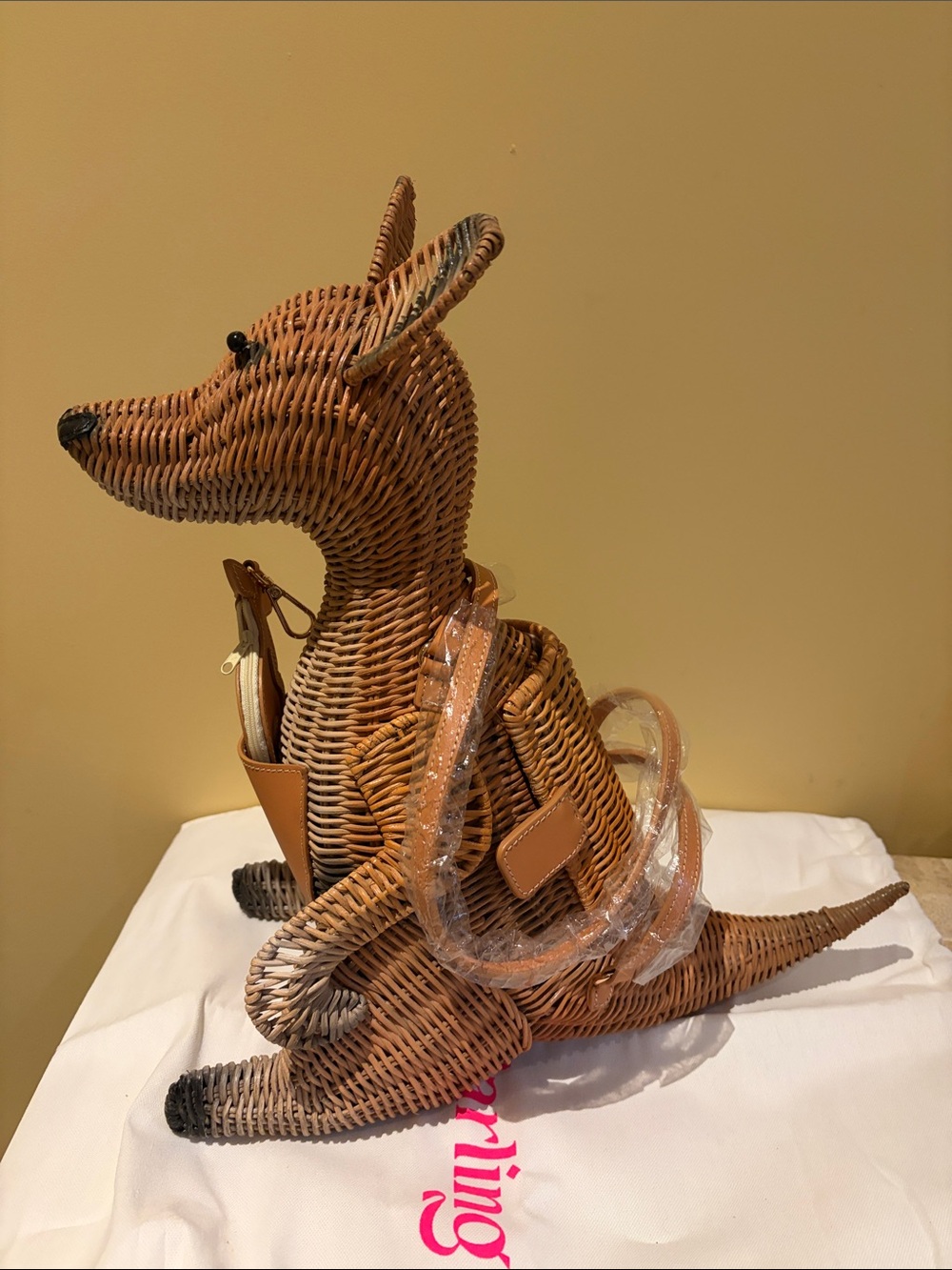 Wicker Darling Kangaroo Bag - Picture 3 of 7